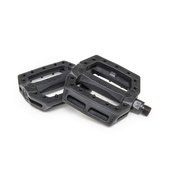 Eclat Slash Platform Pedals Body: Nylon Spindle: Cr-Mo 9/16 Black Pair