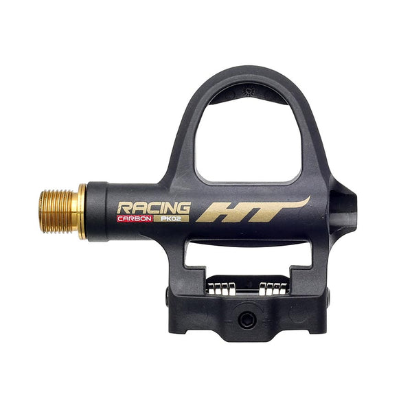 HT Components PK02T Racing Carbon Pedals Body: Carbon Spindle: Titanium 9/16'' Black Pair