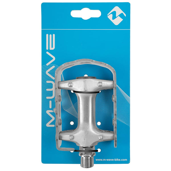 M-Wave Steady-A4 Pedals Body: Aluminum Spindle: Cr-Mo 9/16'' Silver Pair
