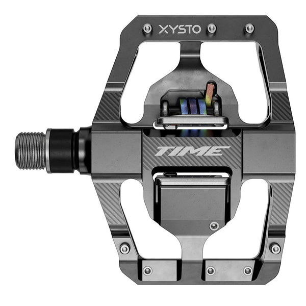 Time XYSTO Pedals - Dual Sided Clipless Aluminum 9/16" Gray C1