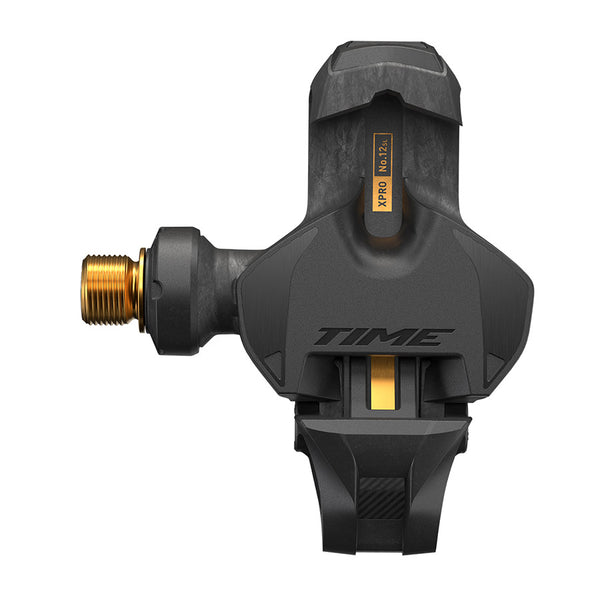 Time XPRO 12SL Pedals - Single Sided Clipless Carbon 9/16" Carbon/Gold QF 51 C1