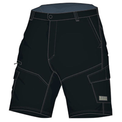Endura Loop Cargo Shorts with Liner Black XL