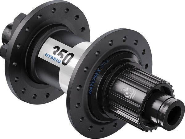 DT Swiss 350 DEG Hybrid Rear Hub - 12 x 148mm 6-Bolt Micro Spline BLK/White 32H DEG 60 DF