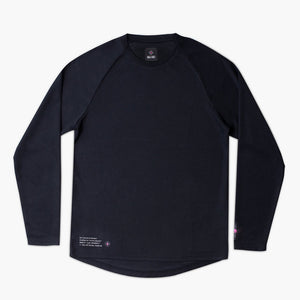 Long Sleeve Mountain Bike Jersey - Black - L