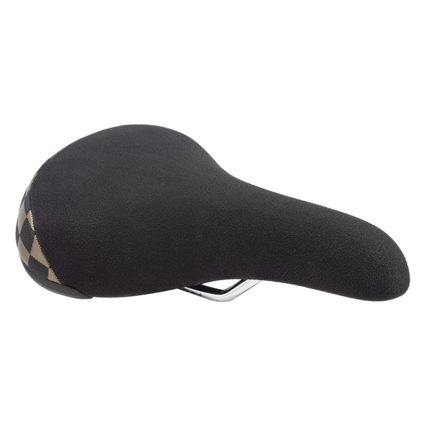 Se bikes Flyer Seat BMX Chromoly Gld/Blk Checkerboard 245mmx155mm
