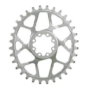 Works Components Oval Chainring SRAM 8-Bolt 30T Boost 3mm Slv