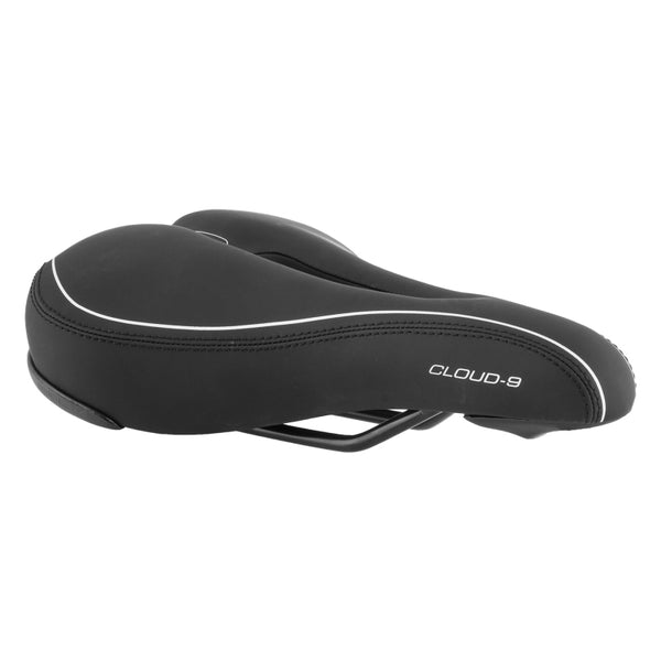 Cloud-9 Sport Airflow Ladies  Steel Multi-Stage Foam Soft Touch Vinyl None Black 10.5x7.25`