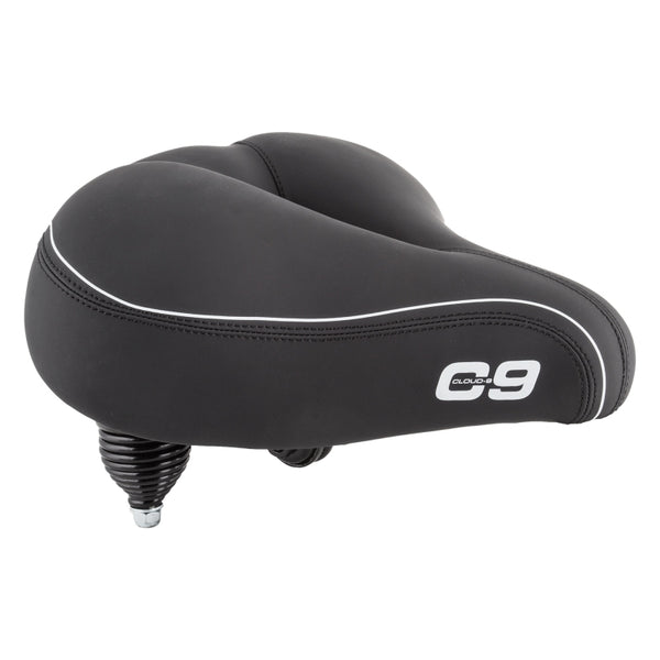 Cloud-9 Cruiser Select Airflow CS Cruiser Steel Select Foam Soft Touch Vinyl Coil Spring Black 10.5x10.75`