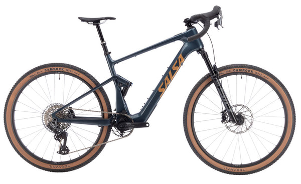 Salsa Wanderosa C Rival GX AXS Transmission Ebike - 29" Carbon Charcoal Small
