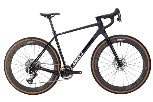 Salsa Flyway C DLX RED XPLR AXS 13 Bike - 700c Carbon Midnight X-Large