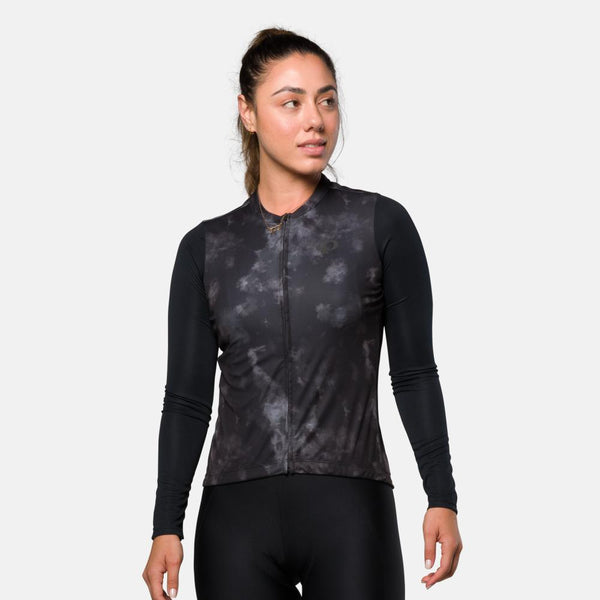Women's Attack Long Sleeve Jersey - BLACK SPECTRAL / XS