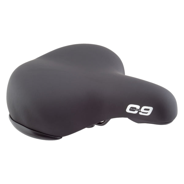 Cloud-9 Support XL Cruiser Steel Multi-Stage Foam Soft Touch Vinyl Elastomer Suspension Black 11x12.25`