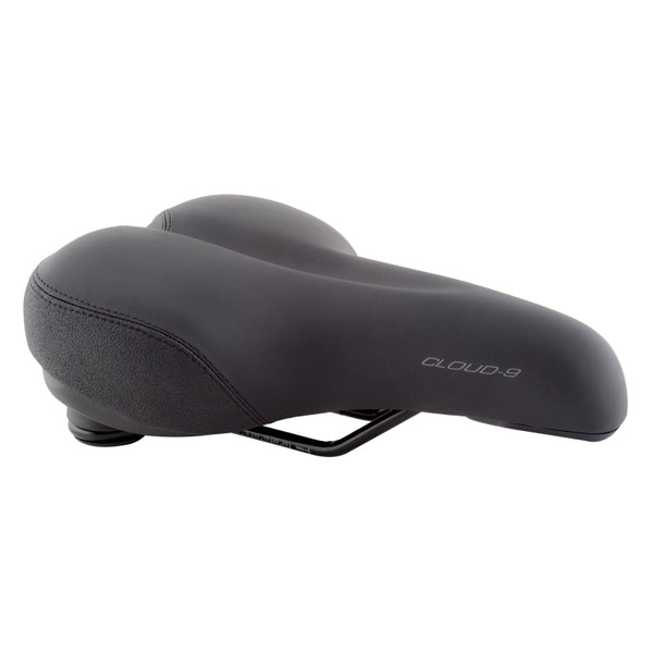 Cloud-9 Commuter Comfort Steel Multi-Stage Foam Soft Touch Vinyl Elastomer Suspension Black 10x7`