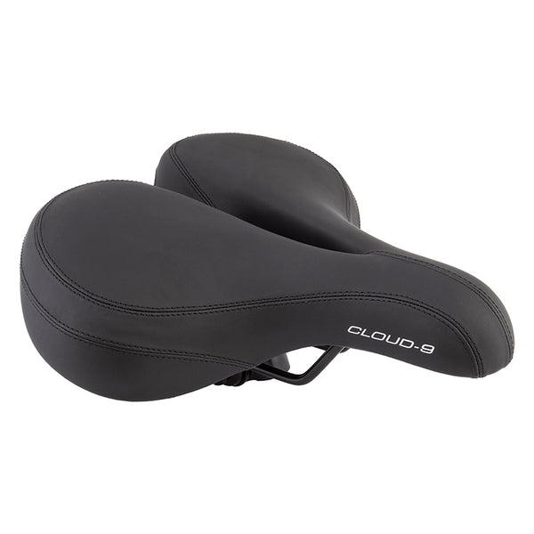 Cloud-9 XL Memory Foam Air Flow Cruiser Steel Memory Foam Soft Touch Vinyl Elastomer Spring Black 11.75x10.75`