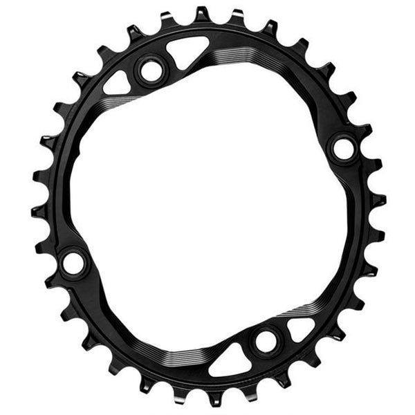 absoluteBLACK 104 Oval Chainring 104BCD 36T - Black