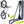 Delta Pivot Wall Mounted Bike Storage Rack - 1 Bike Matte Black