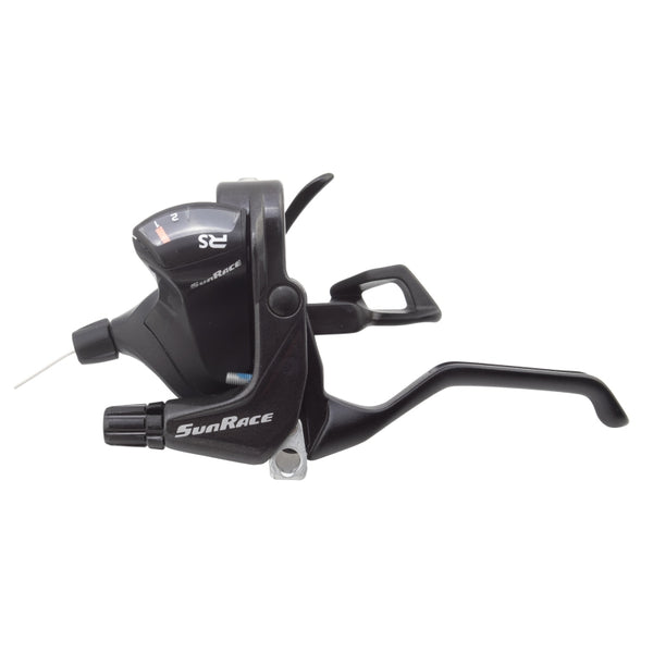 Sunrace STFS33 Flat Bar V Brake/Trigger Shifter STFS33 Left 2sp V Brake Blk 212g