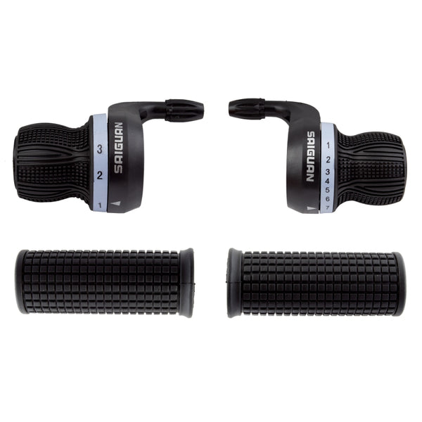 Sunlite UtiliT Sport Twist Shifter  Pair 3x7sp 2 to 1 Blk