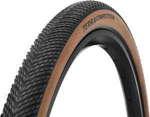 Continental Terra Competition Tire - 700 x 40 Tubeless Folding BLK/Transparent Grip Trail Casing E25