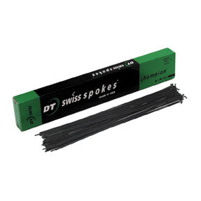DT Swiss Champion 14g Spoke Black 232mm 100/Count