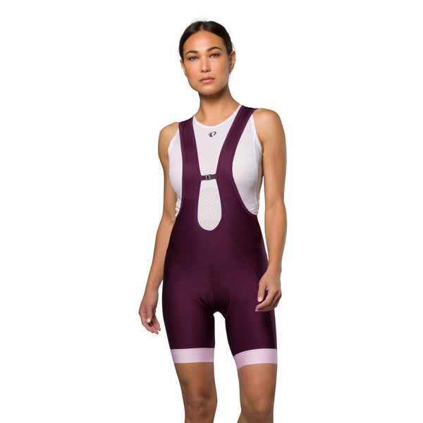 Women's Attack Bib Shorts - DARK VIOLET / XS