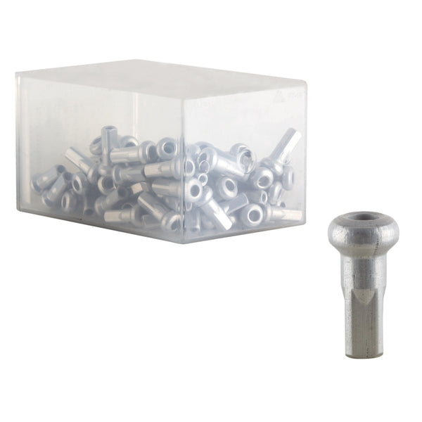 DT Swiss Hidden Alloy Nipple 14g/12mm Silver Box/100