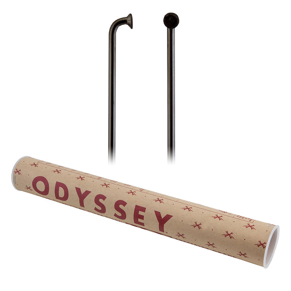 Odyssey HGS Spokes J-Bend 2.0 (14G) 234mm Box of 40 Stainless Steel Black No