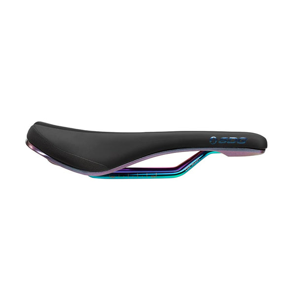 SDG Bel-Air V3 Saddle Lux Rails Fuel LE Oil Slick