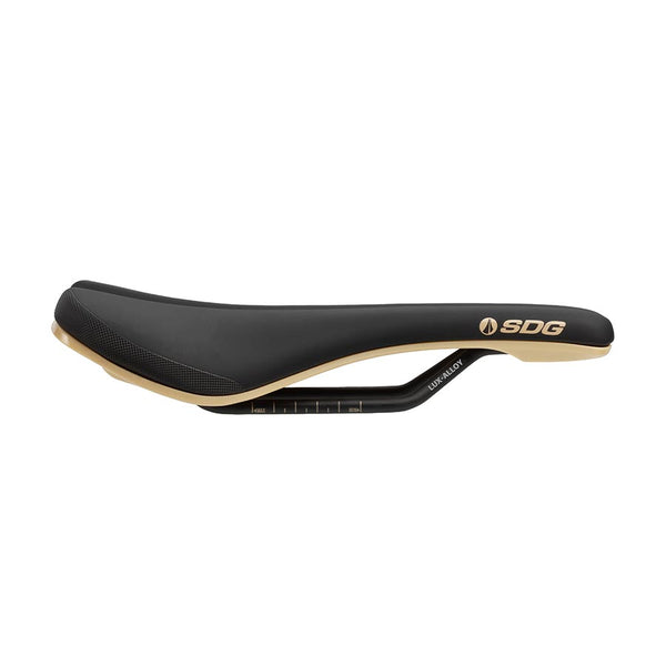 SDG Components Bel-Air V3 Lux-Alloy Saddle 260 x 140mm Unisex 236g Black/Tan