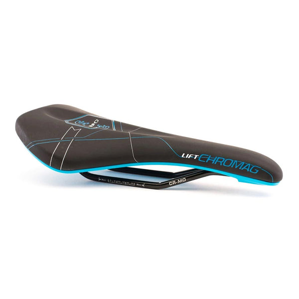 Chromag Lift Saddle Synth Top CrMo Rails - Black/Blue