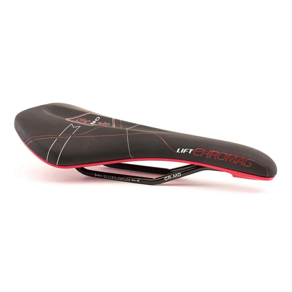 Chromag Lift Saddle - Chromoly Black/Red