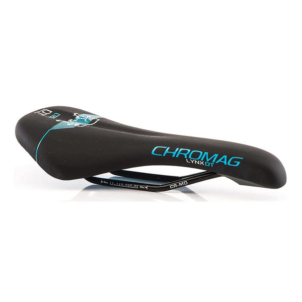 Chromag Lynx DT Saddle - Chromoly Black/Blue