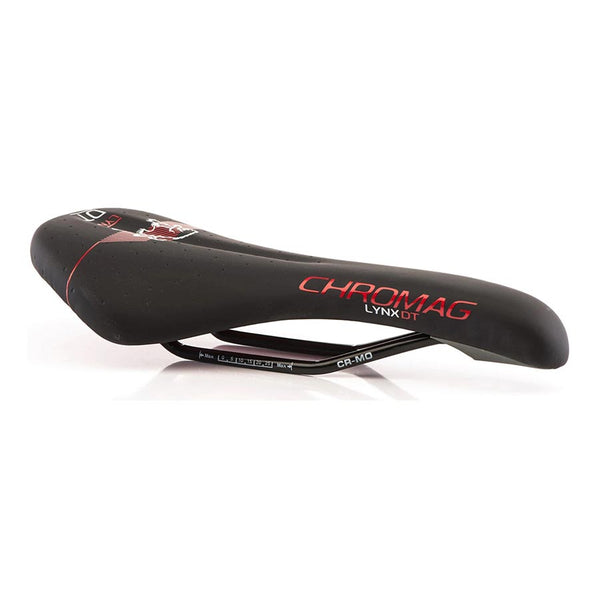 Chromag Lynx DT Saddle - Chromoly Black/Red