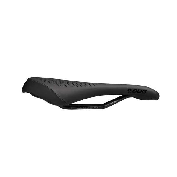 SDG Allure V2 Saddle Lux-Alloy Rails Black