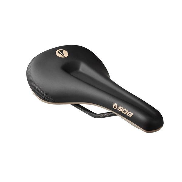 SDG Bel-Air V3 Max Saddle Lux-Alloy Rails Black/Tan