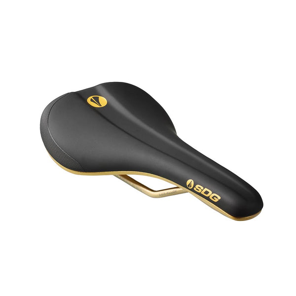 SDG Bel-Air V3 Galaxic Saddle Lux Rails Black/Gold