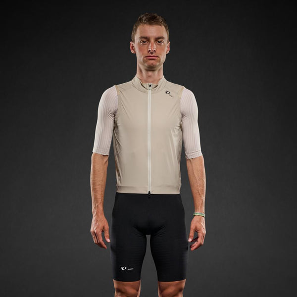 Men's Pi PRO/BLACK Wind Vest - FEATHER GREY / XS