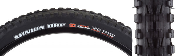 Maxxis Minion DHF Tire - 26 x 2.5 Tubeless Folding Black 3C MaxxTerra EXO