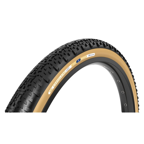 Panaracer GravelKing X1 Tire - 700 x 35 Tubeless Folding Black/Brown