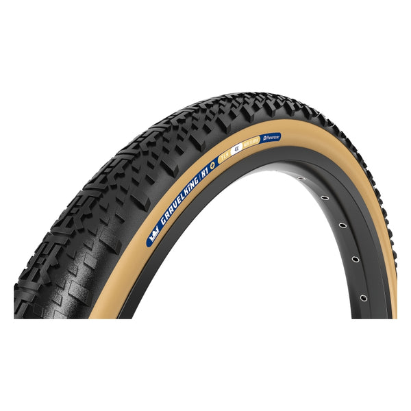 Panaracer GravelKing X1 Plus Tire - 700 x 35 Tubeless Folding Black/Brown