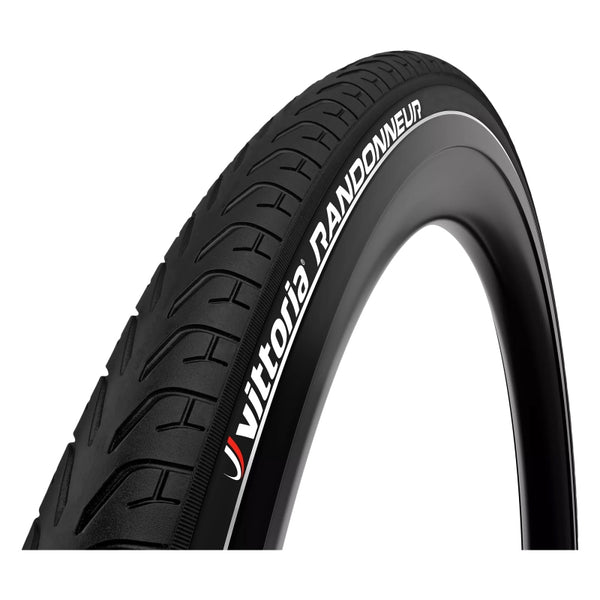 Vittoria Randonneur Reflect Tire - 26 x 1.75 Clincher Wire Black