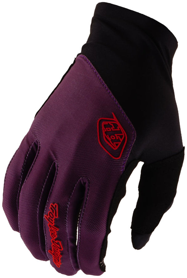 Troy Lee Designs Flowline Gloves - Mono Sangria Medium