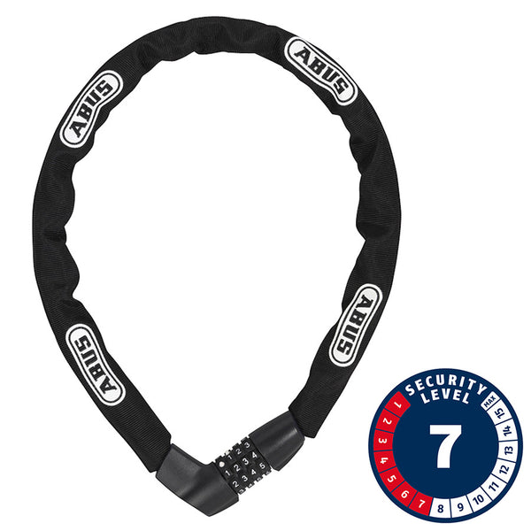 Abus Tresor 1385 Chain Lock Combo 7mm 110cm 3.6' Black