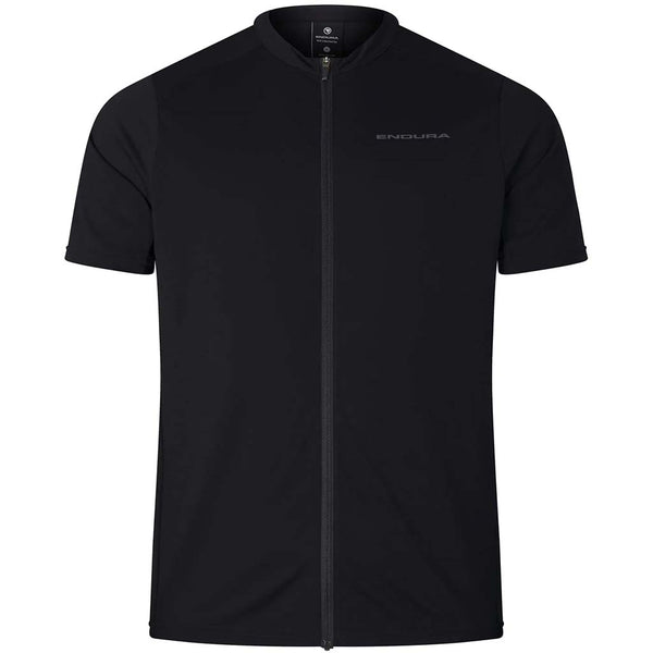 Endura Loop S/S Zipped Jersey Large Black 