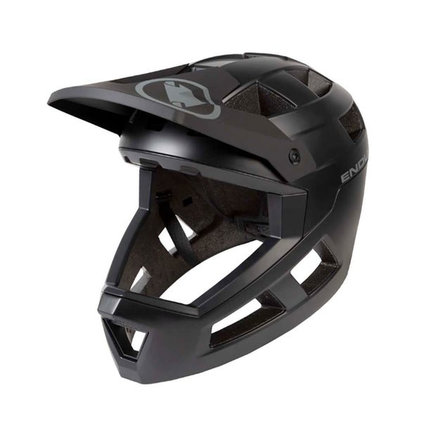 Endura SingleTrack Full Face MIPS Helmet M/L Black