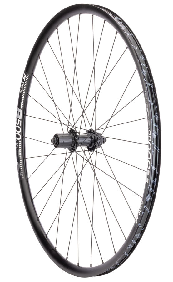 Quality Wheels Shimano/DT R500 Rear Wheel - 700 QR x 135mm Center-Lock BLK HG11 MTN 32H