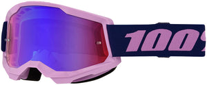 100% STRATA 2 Goggle Purple - Red/Blue Mirror Lens
