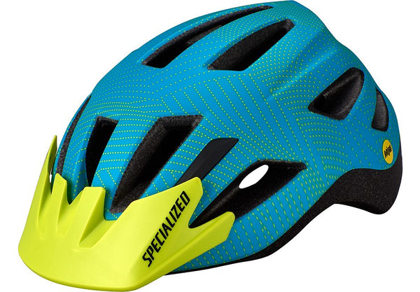 Specialized Shuffle Child Led Sb Mips Aqua/Hyper Green Dot Plane Chld
