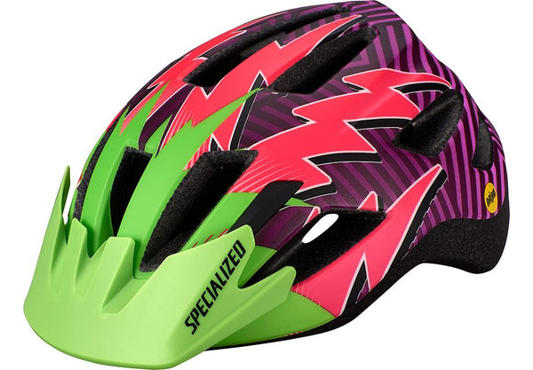 Specialized Shuffle Child Led Sb Mips Monster Green/Acid Pink Lightning Chld