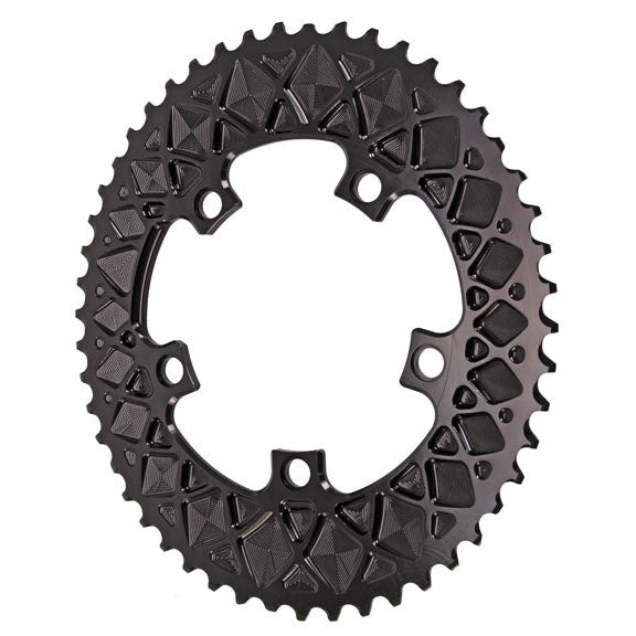 absoluteBLACK Premium Oval Road Chainring 5x110BCD 50T - Blk 